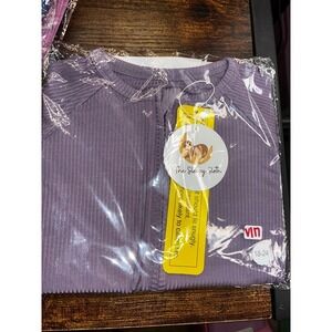 V117. The Sleepy Sloth Purple Bamboo Zippy 18/24M‎ NIB